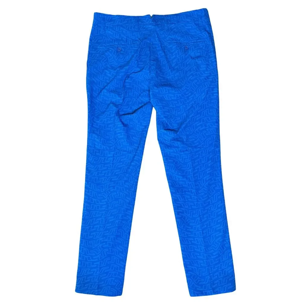 J.Lindeberg Tim Pant | Lapis Bridge Swirl | 32x32 | NWT | Golf Trousers